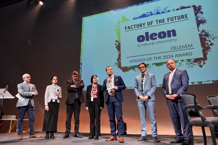 Oleon in Oelegem wins prestigious ‘Factory of the Future’ award.