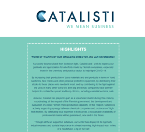 Catalisti Newsletter May 2020